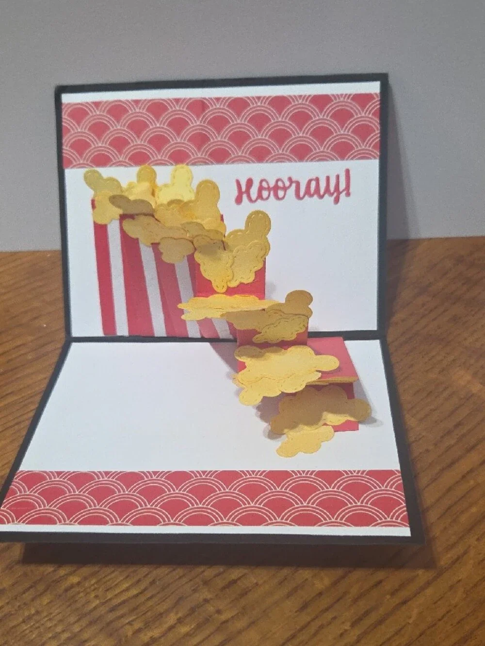 4 Assorted Handmade Greeting Card Bundle - Pink, Yellow, Blue